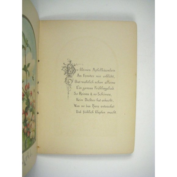 Sunday School German Calendar Book Geschenk Sonntagsschule Floral Druck Verlag - Picture 5 of 8